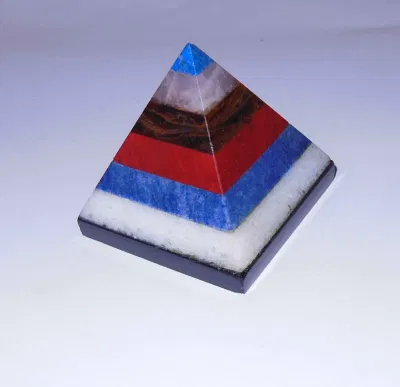 Regalos de pirámide de cristal de moda con piedras semipreciosas <Esb01640>